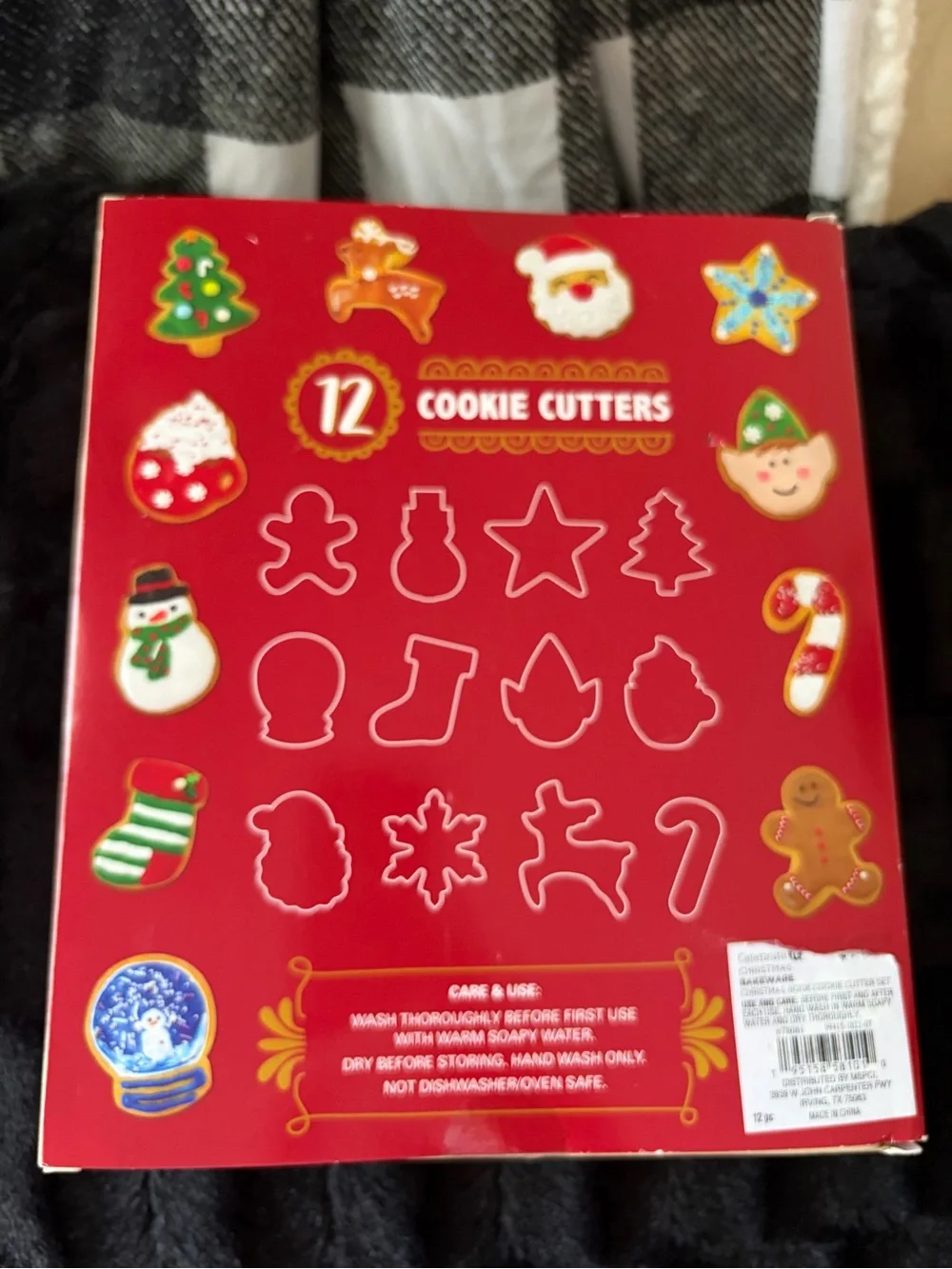 Cookie Cutter Set - Red & Green Holiday Baking Kit